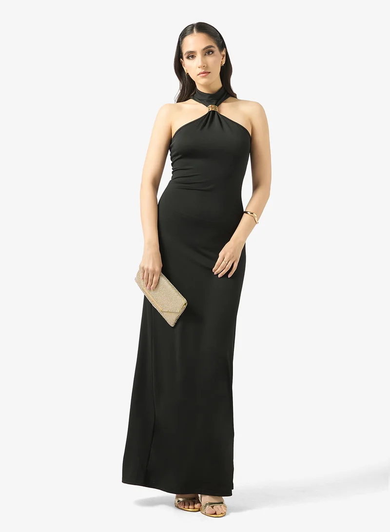 Ella  Halter Neck Bodycon Dress for Women | Best Price UAE